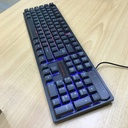 Teclado Iluminado Luz Led Colores Alámbrico Gamer Para Pc