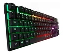 Teclado Iluminado Luz Led Colores Alámbrico Gamer Para Pc