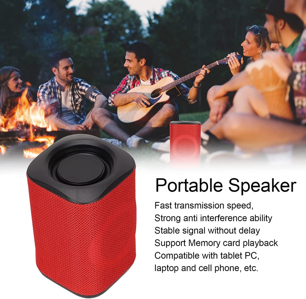 BOCINA BLUETOOTH 5.0 / FM / USB / 1+1 YX481