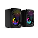 Bocina Altavoces Rgb Con Control De Volumen Portatil 3.5mm USB