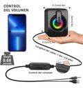 Bocina Para Usb A2 Altavoces De Pc Con Luz Led Cambio De Rgb