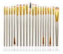 Brochas Maquillaje Profesional Set 20 Pzs. Corrector Sombras