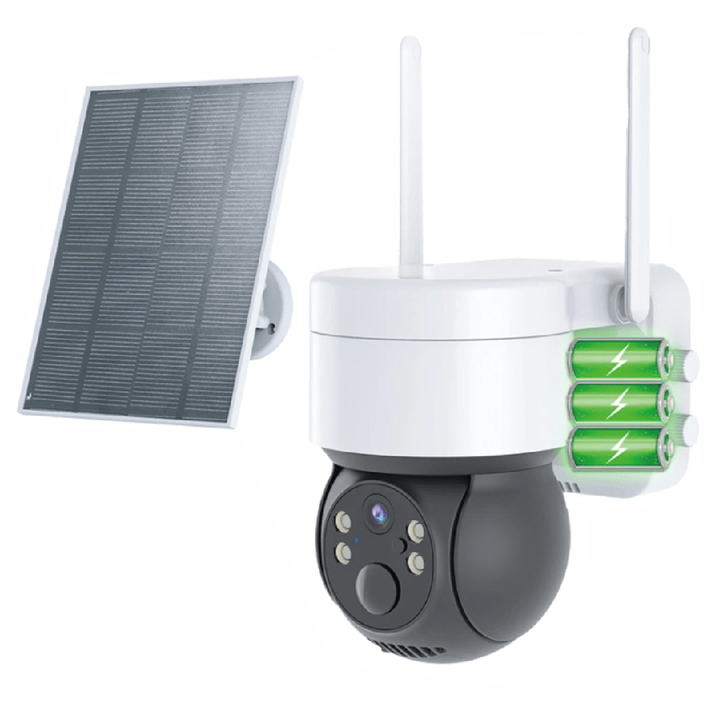 CAMARA DE SEGURIDAD TIPO DOMO SOLAR APP ICSEE