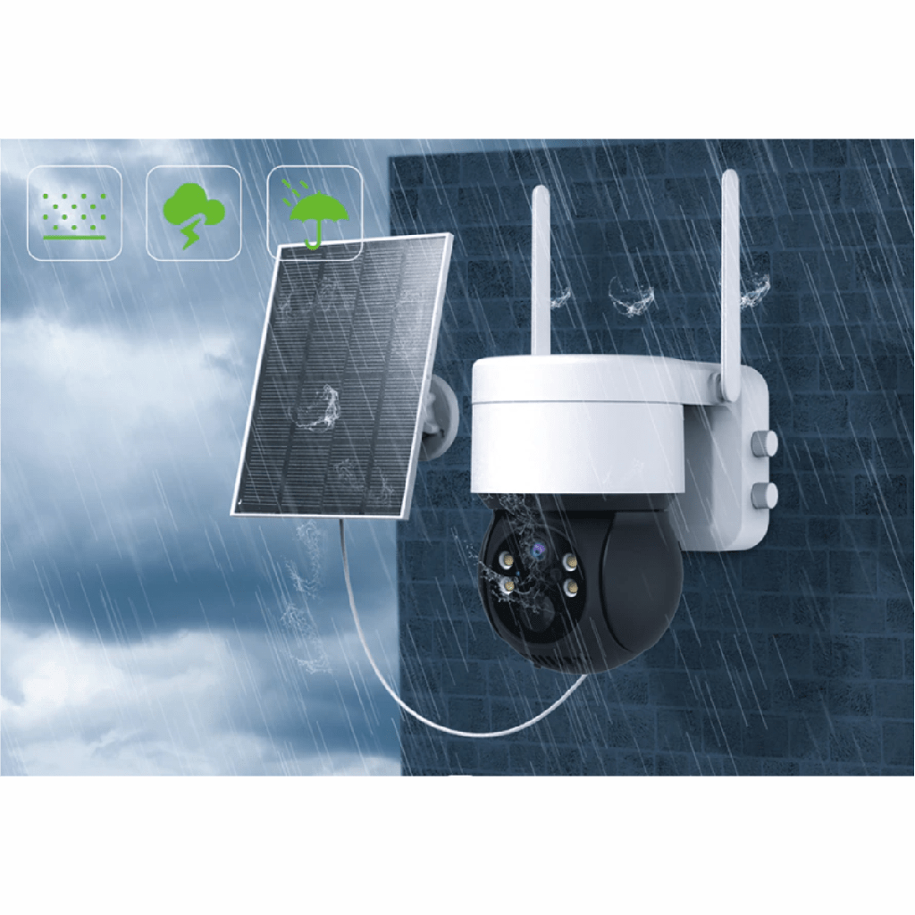 CAMARA DE SEGURIDAD TIPO DOMO SOLAR APP ICSEE