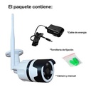 Cámara Seguridad Wifi Para Exterior Altavoz Impermeable Fija