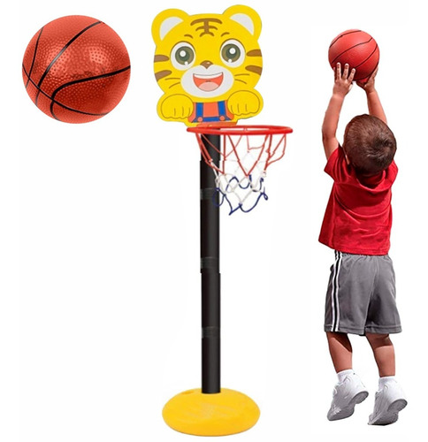 Canasta De Basketball Infantil Ajustable Juego + Balon