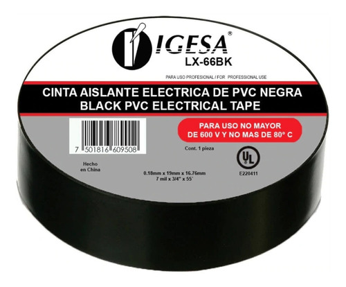 Cinta De Aislar Pvc Delgada Resistentena La Humedad