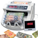 Contadora Dinero Doble Pantalla Detector Billetes Falsos