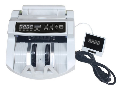 Contadora Dinero Doble Pantalla Detector Billetes Falsos