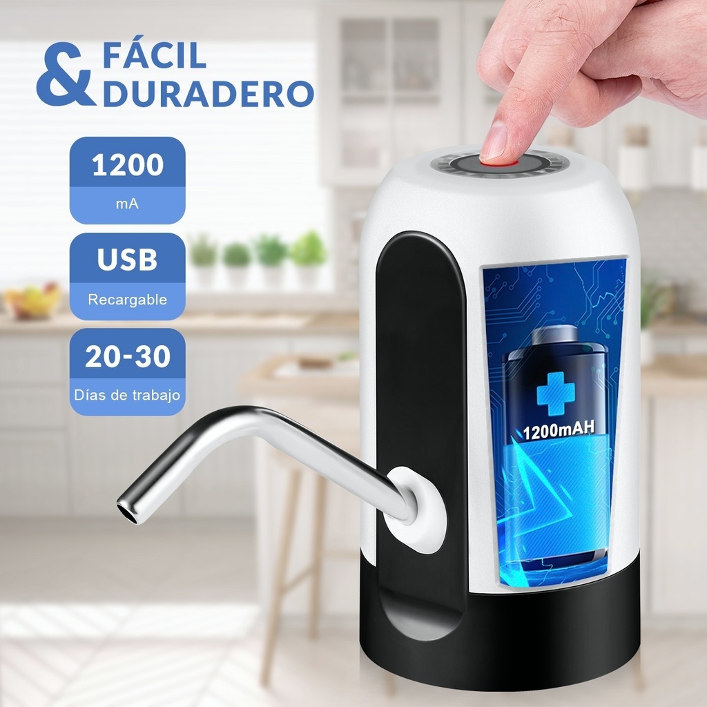 DISPENSADOR DE AGUA AUTOMATICO RECARGABLE