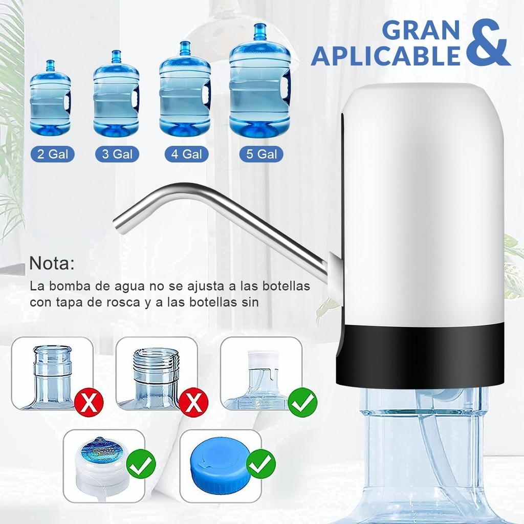 DISPENSADOR DE AGUA AUTOMATICO RECARGABLE