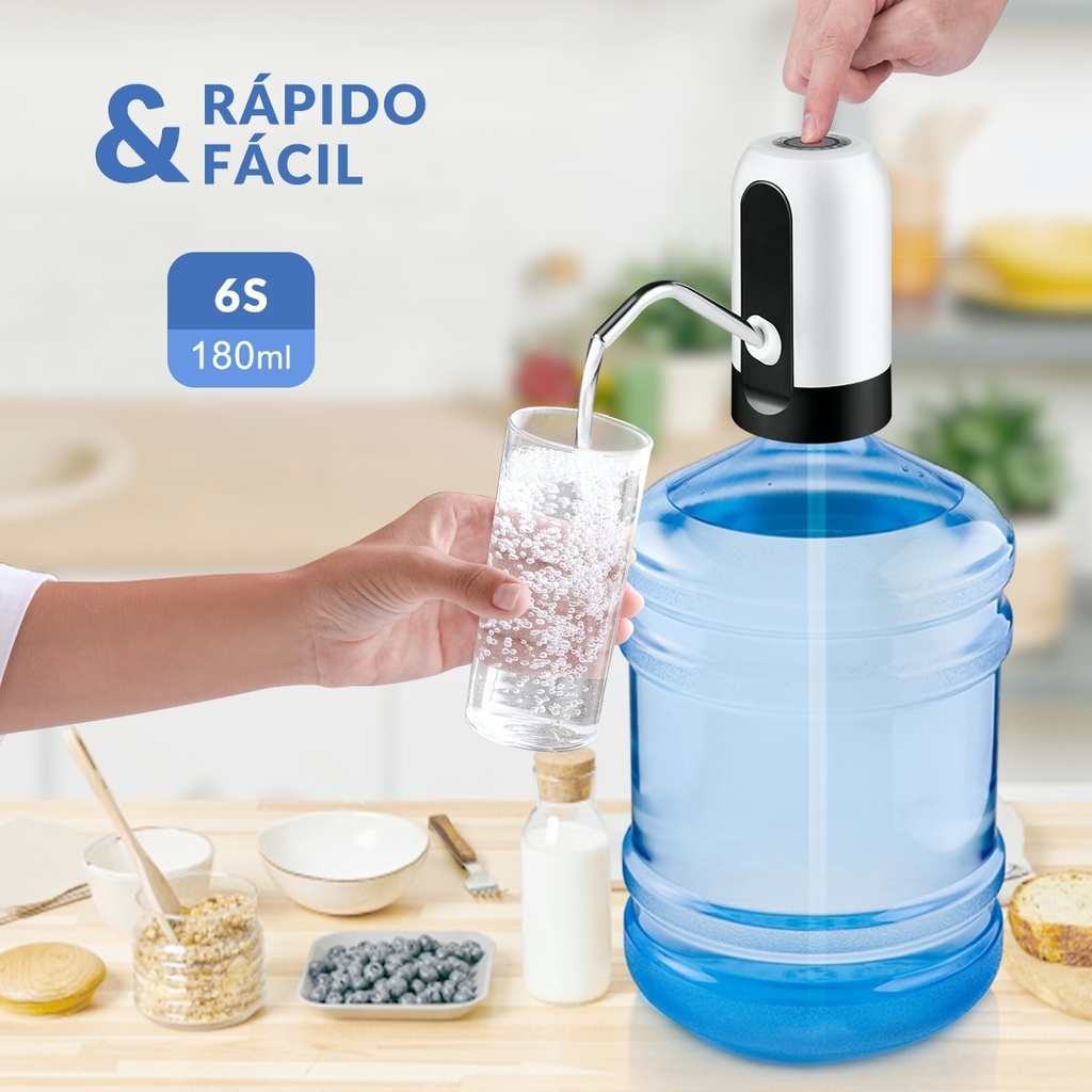 DISPENSADOR DE AGUA AUTOMATICO RECARGABLE