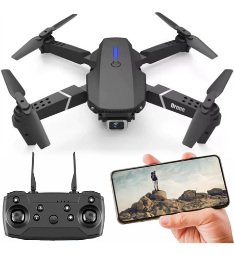 Drone Mini Cámara 1080p Estuche Control Remoto Wifi Luz Led