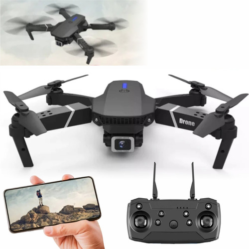 Drone Mini Cámara 1080p Estuche Control Remoto Wifi Luz Led