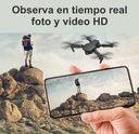 Drone Mini Cámara 1080p Estuche Control Remoto Wifi Luz Led