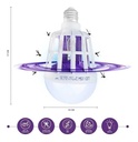 Foco Led Anti Insectos Mosco Mosquitos Luz Morada Iluminacio