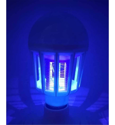 Foco Led Anti Insectos Mosco Mosquitos Luz Morada Iluminacio