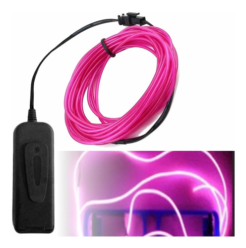 Hilo Led 3 Metros Tira Neon Luminoso Antros Fiesta Party