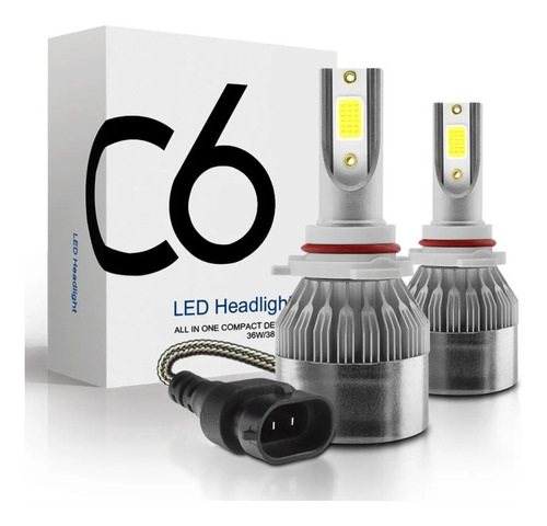 Kit De Luces Led Tipo Xenon Faros Auto C6