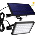 Lampara Solar 48 Leds Extensión De 3 Metros Y Panel Externo