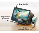 Lupa 3d Agranda Pantalla De Celular Retráctil  Amplificador