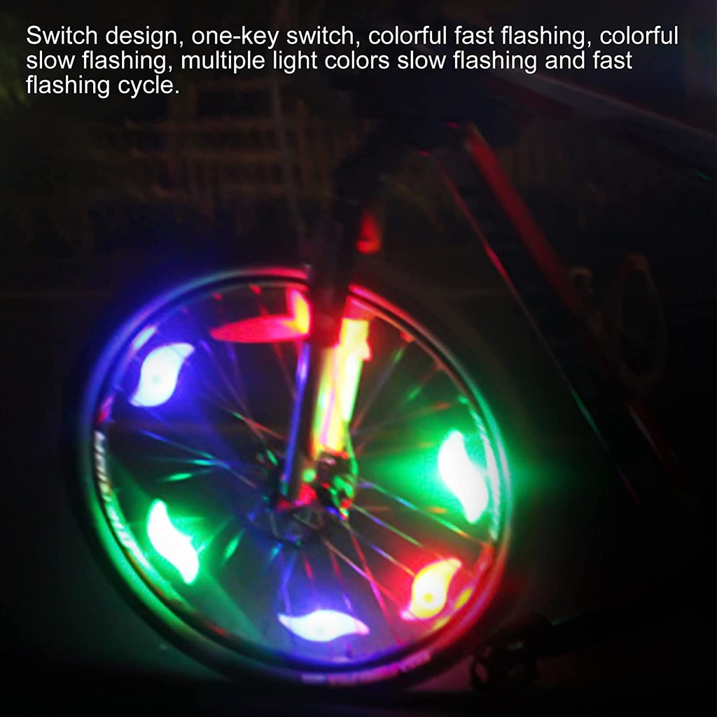 Luz Led Para Llanta De Bicicleta