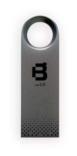 Memoria Flash 64gb Usb Plateada Metalica Resistente