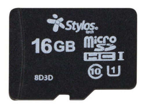 Memoria Sd 16 Gb Stylos Clase 4