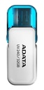 32 Gb Memoria Flash Usb 2.0 Con Tapa Retráctil Blanco Y Azul