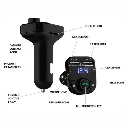 Adaptador bluetooth microSD mp3 dual usb automovil CC29