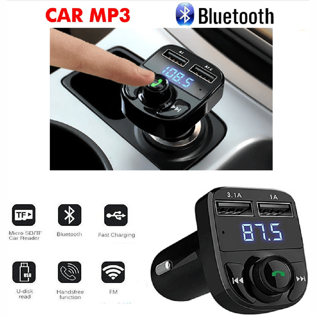 Adaptador bluetooth microSD mp3 dual usb automovil CC29