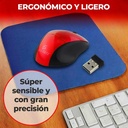 Mini Mouse Inalámbrico Óptico Laptop Pc Ergonómico Ligero