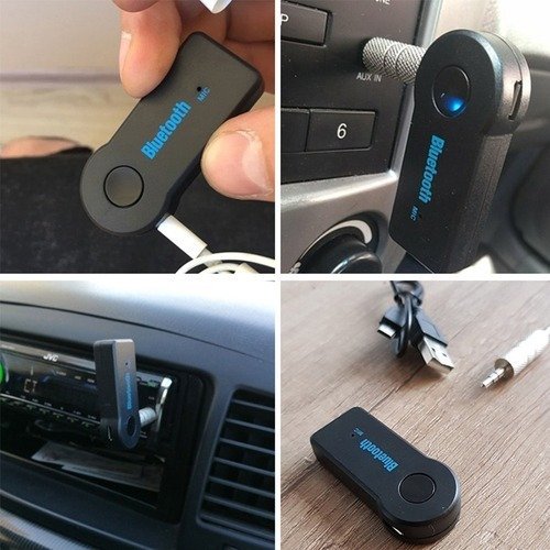 Mini Receptor Bluetooth Auxiliar 3.5 Auto Coche Manos Libres