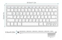 Mini Teclado Inalámbrico Bluetooth Celular Pc Tablet Ergonom