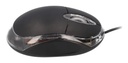 Mouse Alámbrico Óptico 1200dpi Color Negro Cómodo Y Ligero 
