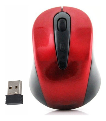 Mouse Optico Inalambrico Raton Usb 1200 Dpi Laptop Pc 