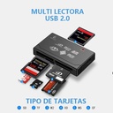 Mutilector Externo Memorias A Usb 2.0 Micro SD