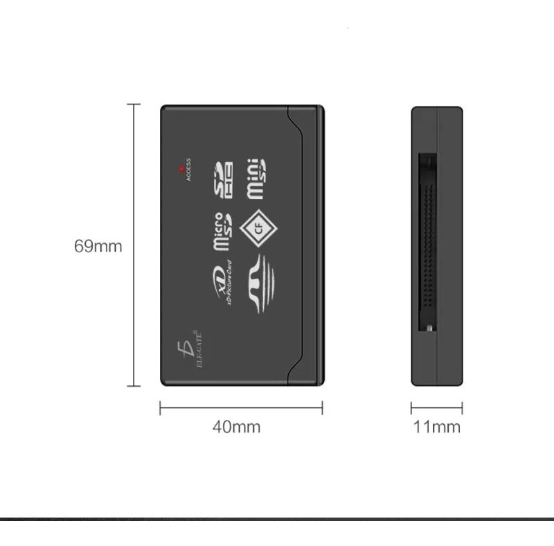 Mutilector Externo Memorias A Usb 2.0 Micro SD