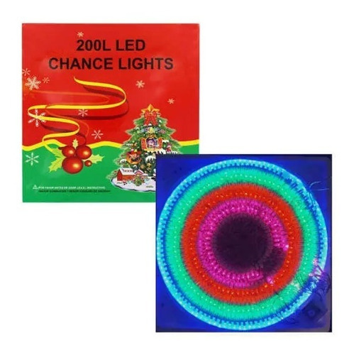 Serie De 200 Luces Led Multicolor Navideñas Decoracion