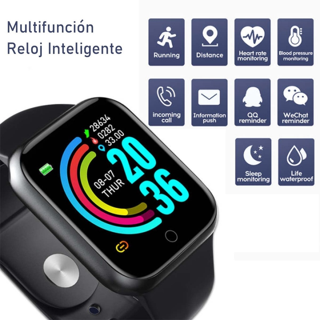 SMART WATCH Y68 RELOJ INTELIGENTE CON BLUETOOTH