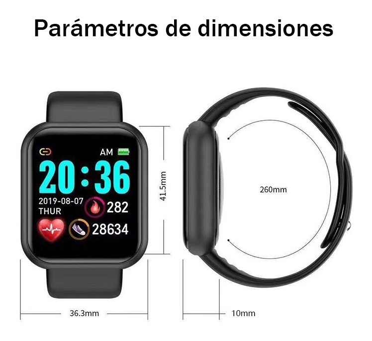 SMART WATCH Y68 RELOJ INTELIGENTE CON BLUETOOTH