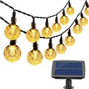 Serie De Luces Led Solares Decorativas 7 Metros Impermeables