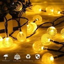 Serie De Luces Led Solares Decorativas 7 Metros Impermeables