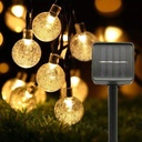 Serie De Luces Led Solares Decorativas 7 Metros Impermeables