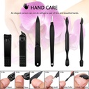 Set Manicura Y Pedicura Multifuncional 18 Piezas Unisex