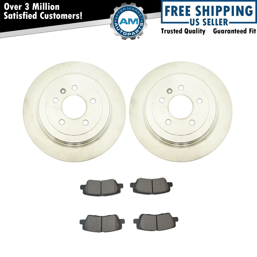 Posi Ceramic Disc freno Pads Rotors Kit SetCadillac ATS