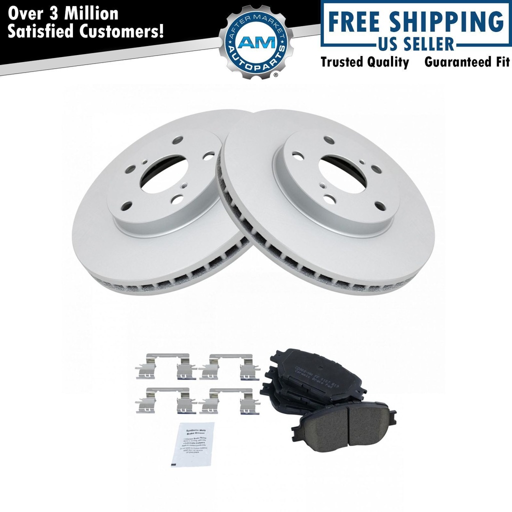 Posi Ceramic freno Pads G-revestido Rotor Toyota Camry