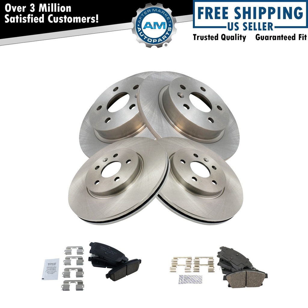 Premium Ceramic Disc freno Pads Rotors KitEncore