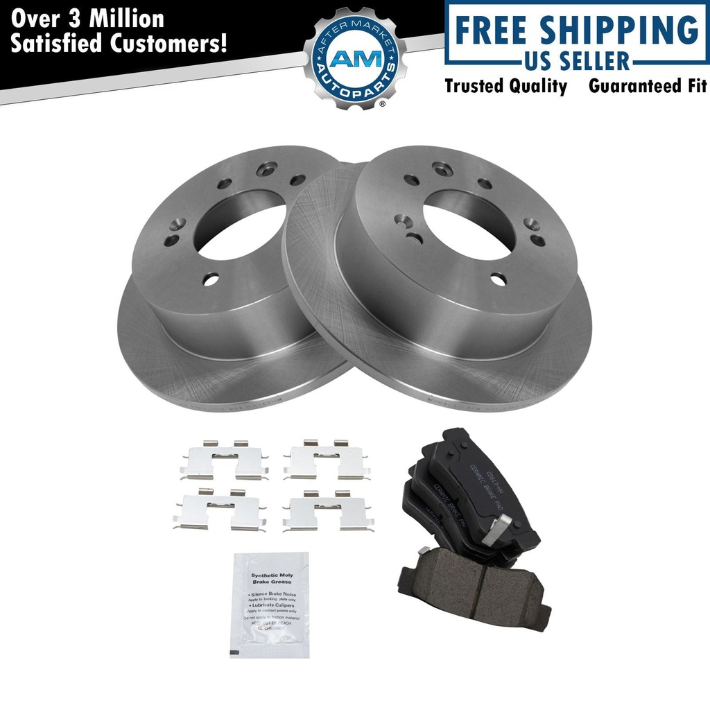 Premium Ceramic freno Pad Rotor Kit07-10 Elantra Sedan