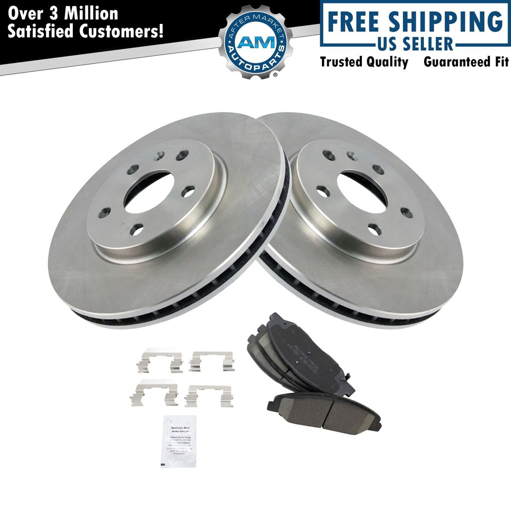 Premium Ceramic freno Pads Rotor Kit08-14 Cadillac CTS